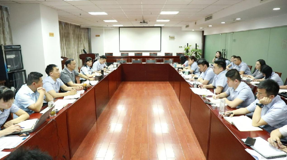 水利地产公司召开2020年上半年“水沐e +红”组织生活会
